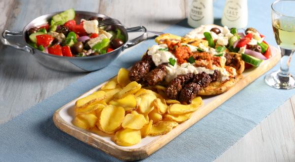 Rustic Chips avec kebab